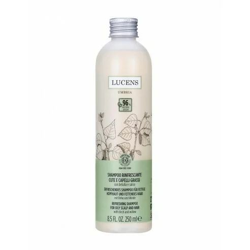 Sampon pentru par gras cu efect revigorant, 250ml, Lucens Umbria