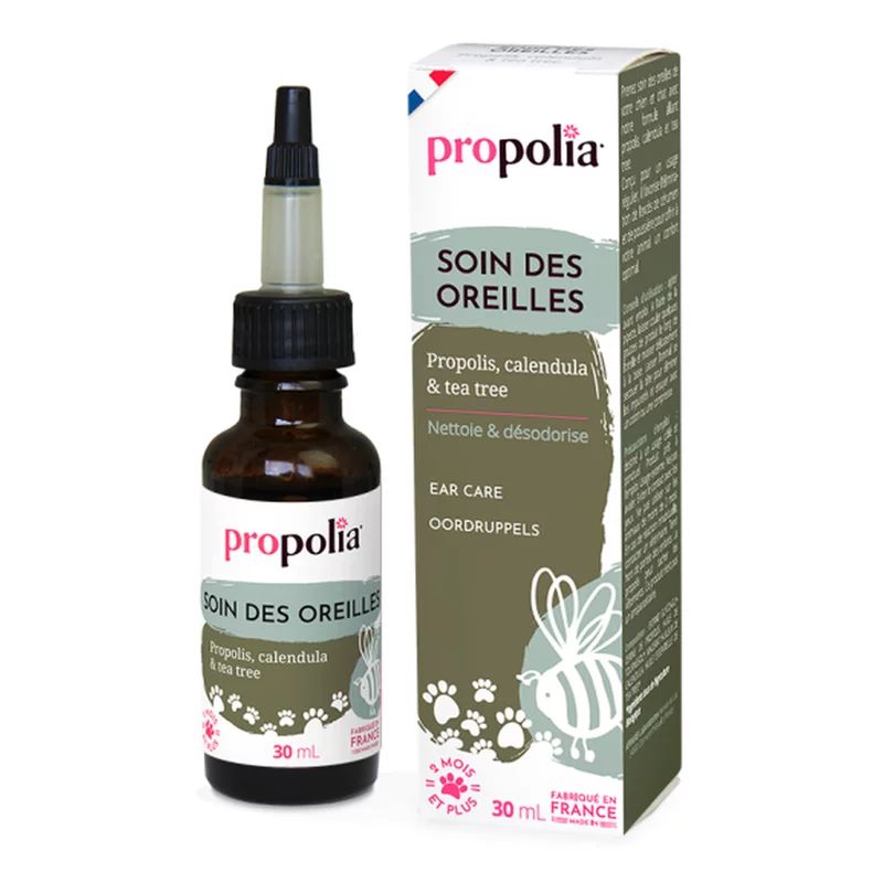 Solutie auriculara pentru animale cu propolis, galbenele si tea tree 30ml Propolia