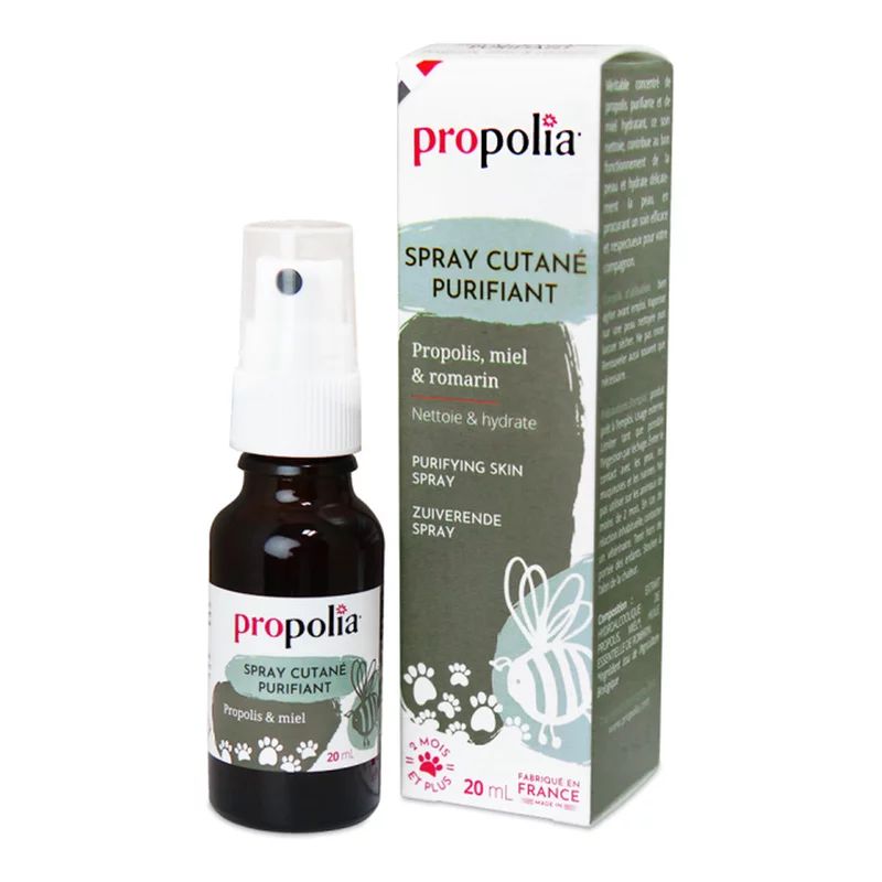 Spray purifiant cu propolis, miere si rozmarin pentru animale 20ml Propolia
