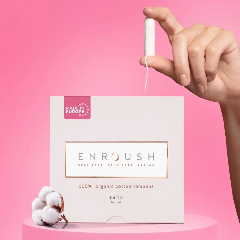 Tampoane Organice, Mini, 16 buc, Enroush