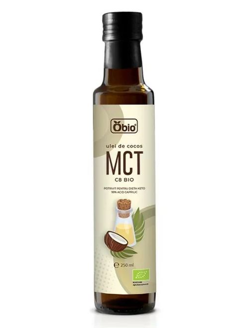 Ulei de cocos MCT C8 bio 250ml Obio