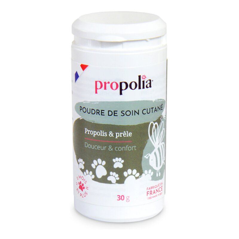Pudra cu propolis si coada calului pentru pielea animalelor 30g Propolia