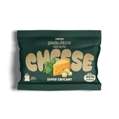 Pufuleti de cascaval expandat Gouda cu ierburi 15g