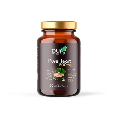 PureHeart – Circulatie cardiovasculara - 60cps PureOrganics