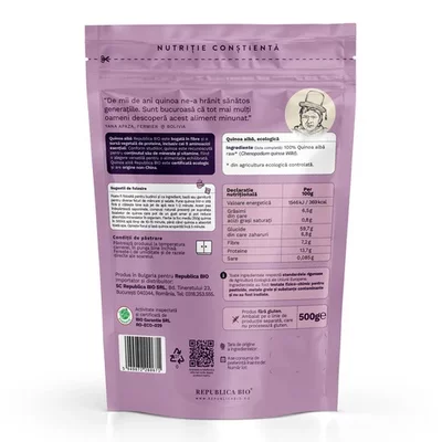 Quinoa alba FARA GLUTEN, 500g, bio, Republica BIO