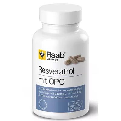 Resveratrol si OPC 500mg 90 capsule 45g Raab PRET REDUS