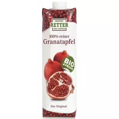 Suc de rodie bio, 1 litru, Retter - PRET REDUS