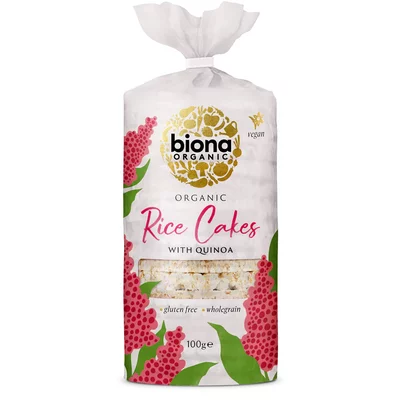 Rondele de orez integral expandat cu quinoa bio 100g Biona