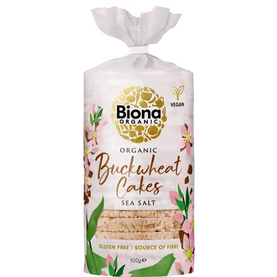 Rondele din hrisca expandata cu sare bio 100g Biona