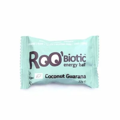 ROObiotic energy ball cocos si guarana bio 22g