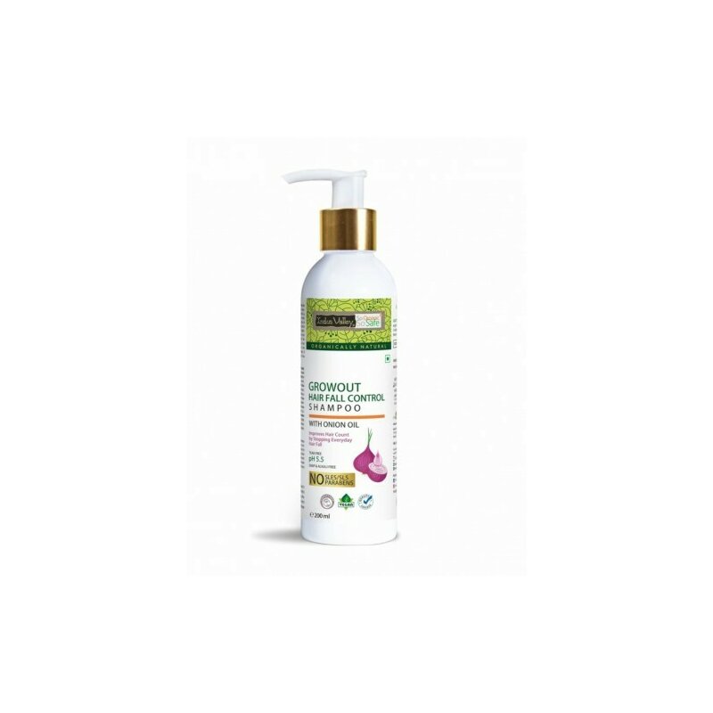 Sampon anticadere si crestere par cu urzica Growout, 200ml, Indus Valley