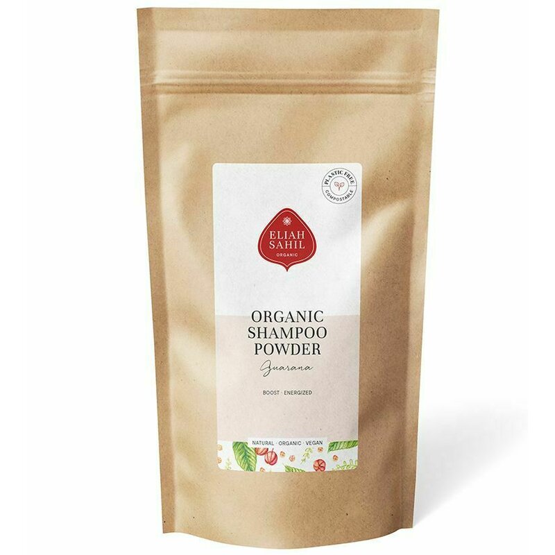 Sampon pudra cu guarana bio refill 250g eliah sahil