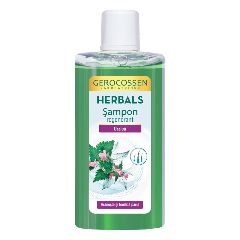 Sampon regenerant cu urzica, herbals, 300ml, gerocossen