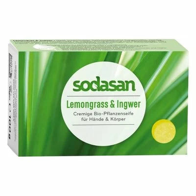 Sapun Crema Bio Lemongrass si Ghimbir 100 Gr Sodasan