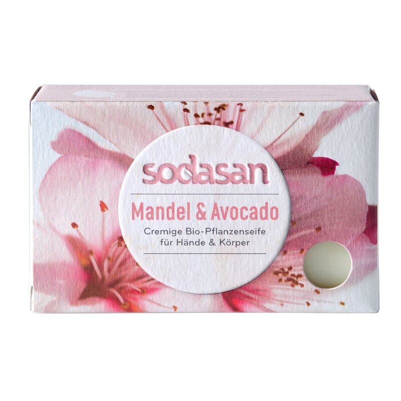 Sapun crema bio migdale si avocado 100 gr sodasan
