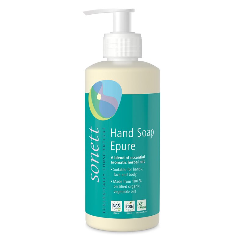 Sapun lichid pentru maini epure ecologic 300ml Sonett