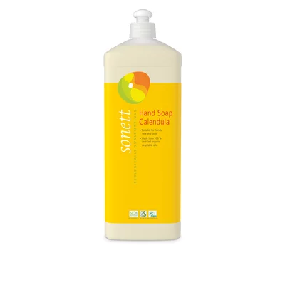 Sapun lichid pentru maini cu galbenele ecologic 1l Sonett