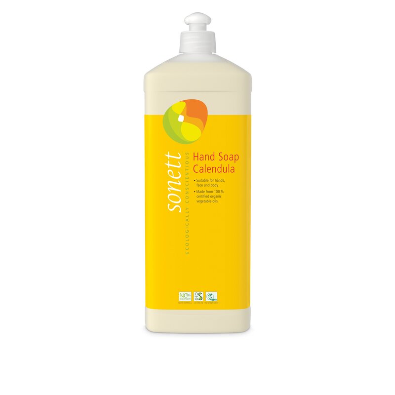 Sapun lichid pentru maini cu galbenele ecologic 1l Sonett