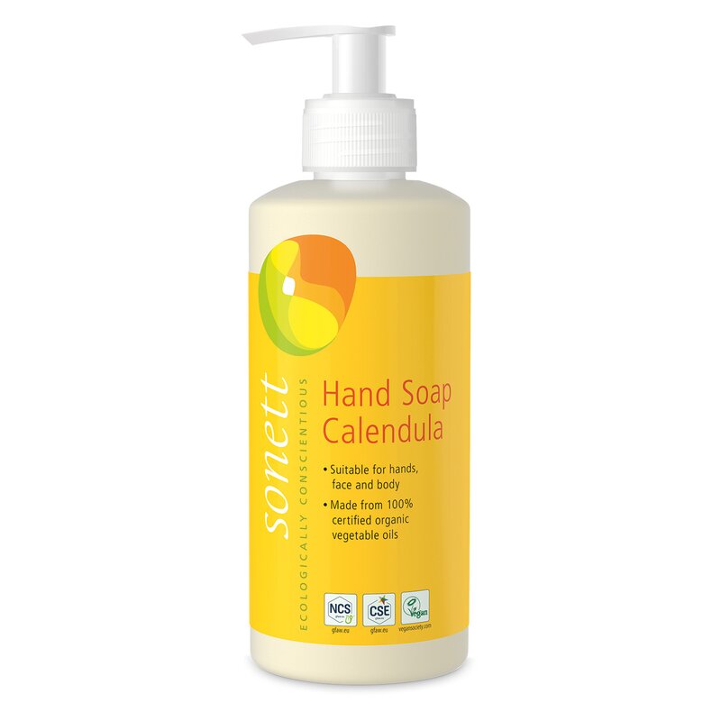 Sapun lichid pentru maini cu galbenele ecologic 300ml Sonett