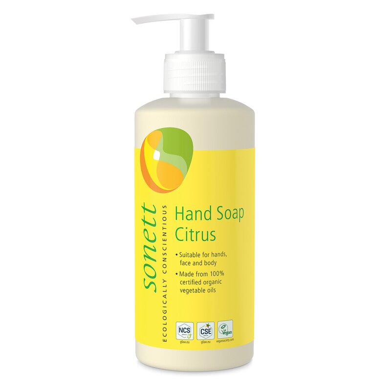 Sapun lichid pentru maini cu citrice ecologic 300ml Sonett