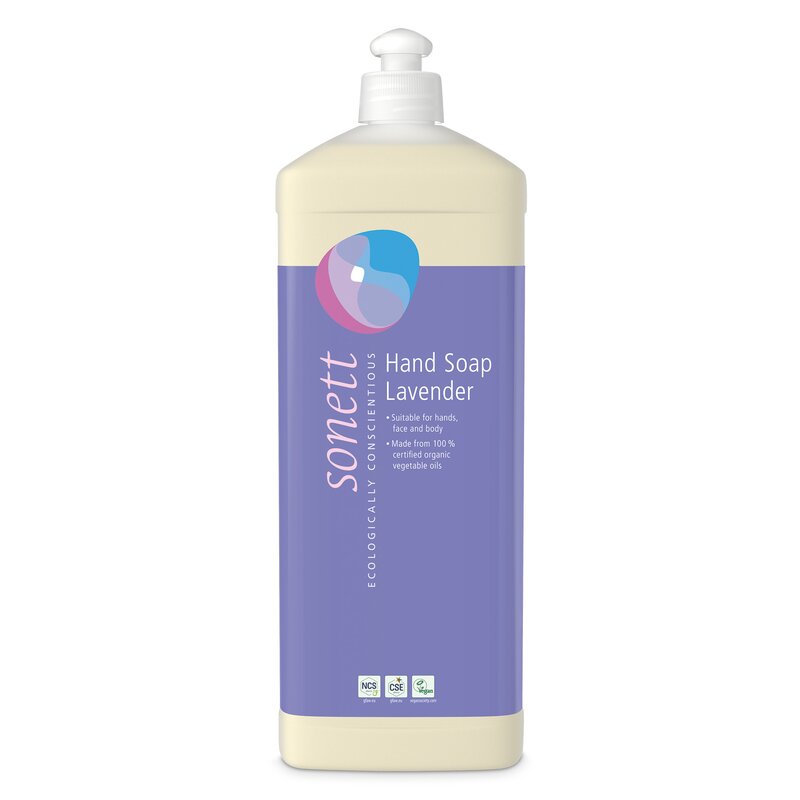 Sapun lichid pentru maini cu lavanda ecologic 1l Sonett
