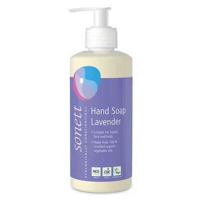 Sapun lichid pentru maini cu lavanda ecologic 300ml Sonett