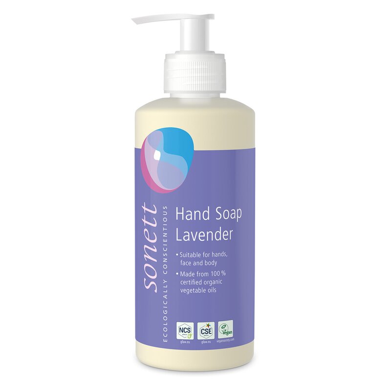 Sapun lichid pentru maini cu lavanda ecologic 300ml Sonett