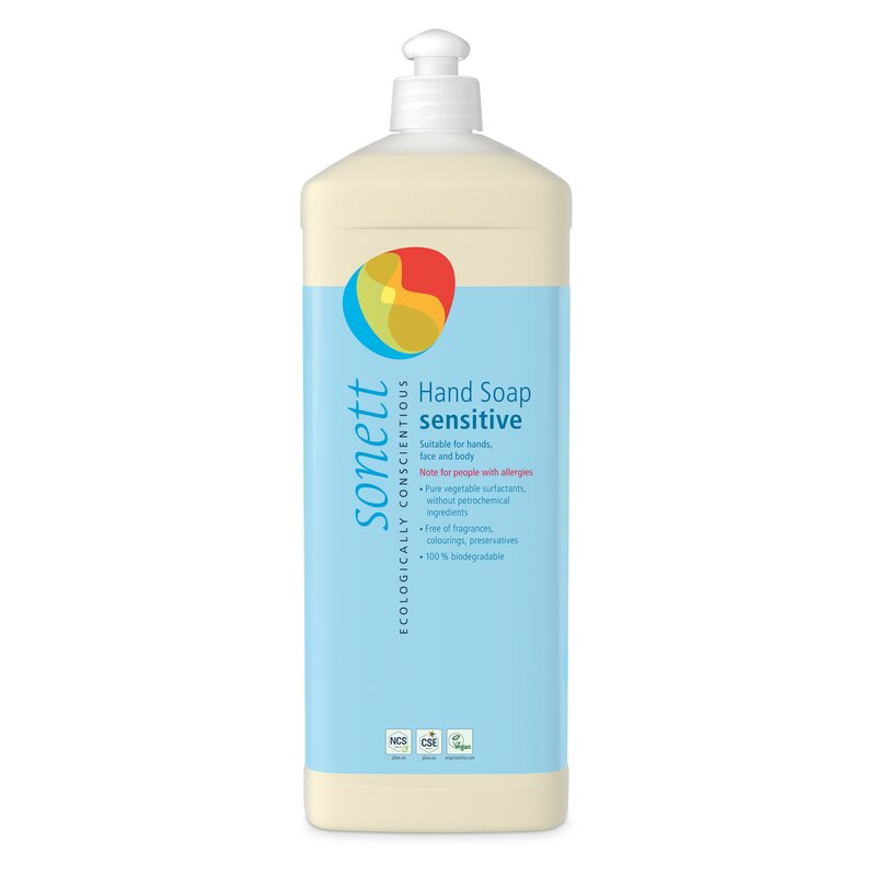 Sapun lichid pentru maini sensitive ecologic 1l Sonett