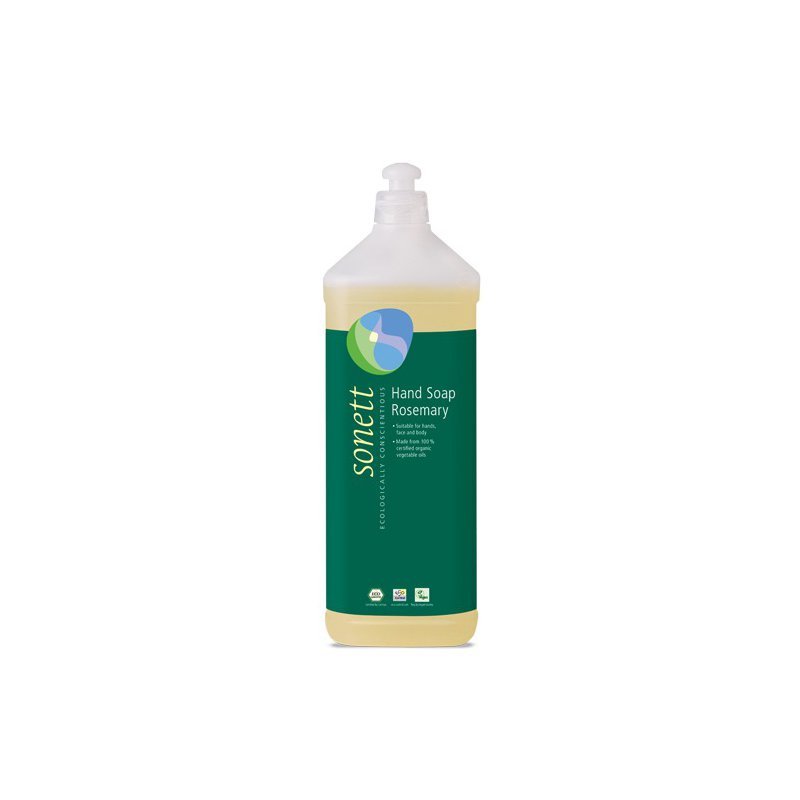 Sapun lichid - gel de dus ecologic Rozmarin 1L, Sonett