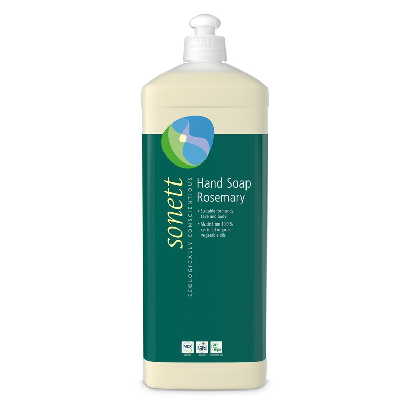 Sapun lichid pentru maini cu rozmarin ecologic 1l Sonett