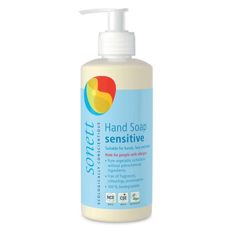 Sapun lichid pentru maini sensitive ecologic 300ml Sonett