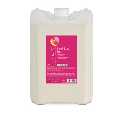 Sapun lichid pentru maini cu trandafir ecologic 10l Sonett
