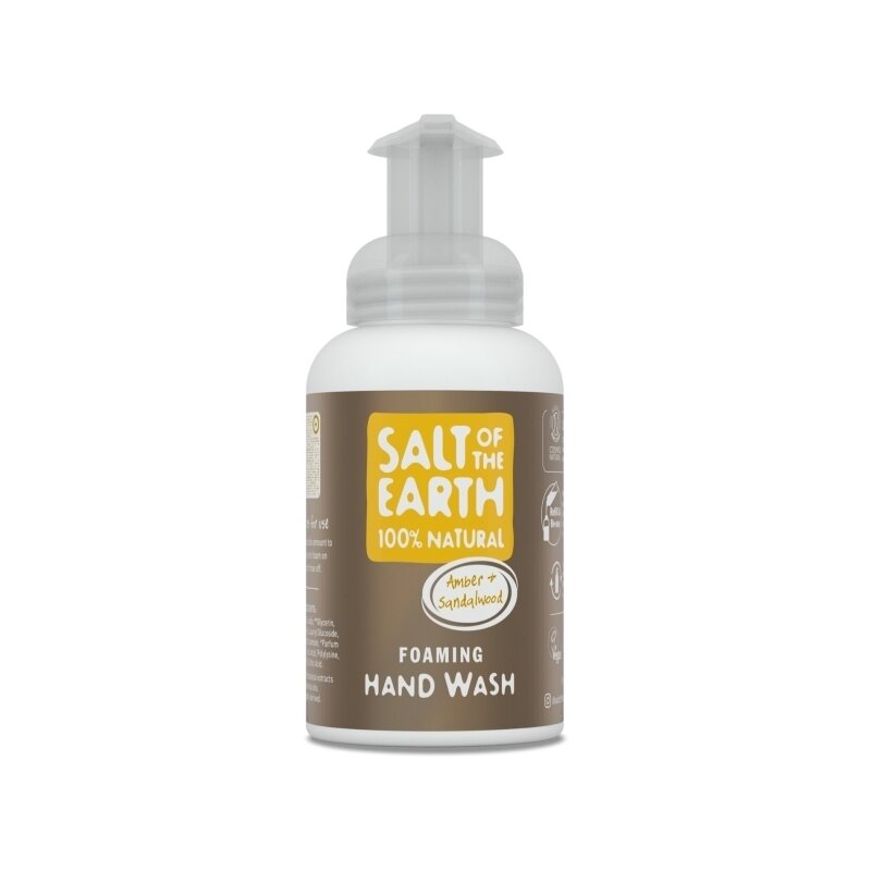 Sapun lichid spumant cu chihlimbar si lemn de santal, salt of the earth, 250 ml