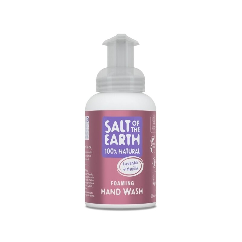 Sapun lichid spumant cu lavanda si vanilie, salt of the earth, 250 ml