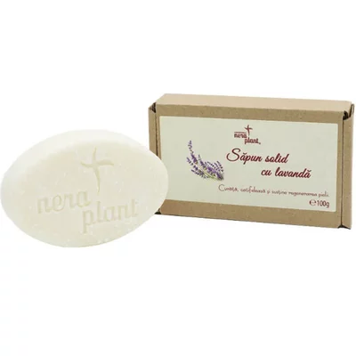 Sapun solid cu lavanda, 100g, Laboratoarele Nera Plant