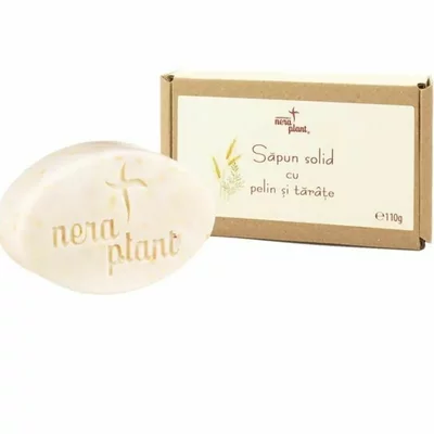 Sapun solid cu pelin si tarate, eco, 110g, Laboratoarele Nera Plant