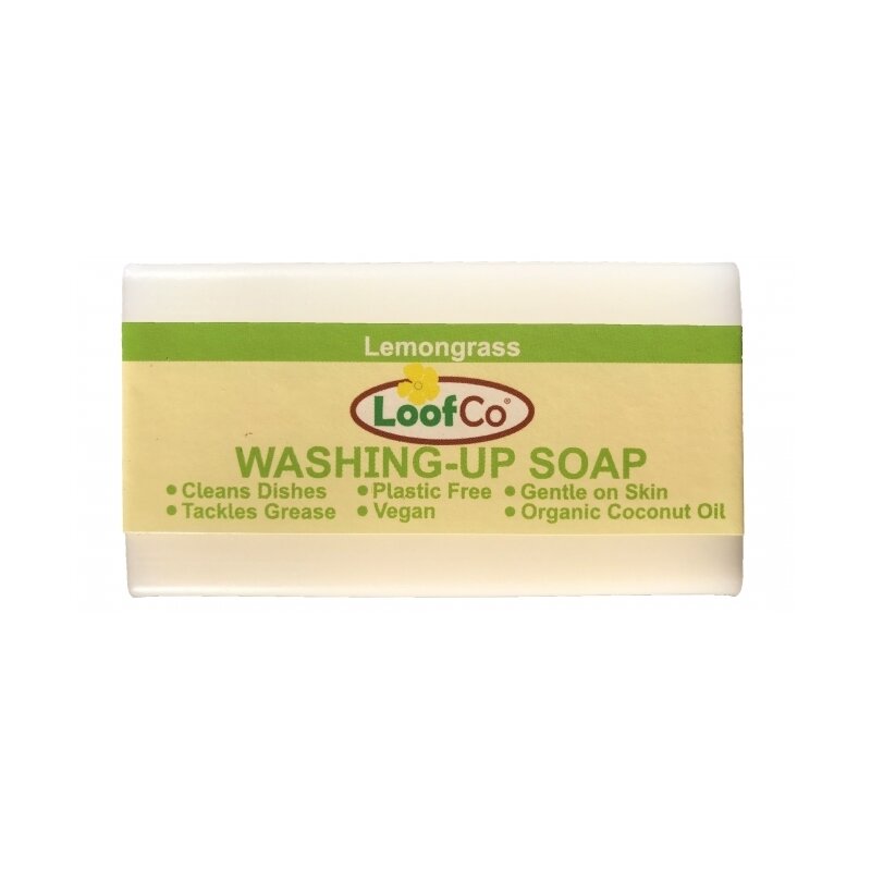 Sapun solid pentru vase, cu lemongrass, 100 g - loofco