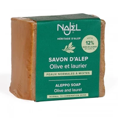 Sapun traditional de Alep cu 12% ulei de dafin, 180g,  NAJEL