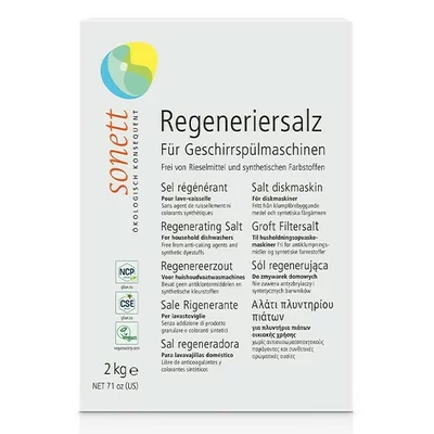 Sare regeneranta pentru masina de spalat vase ecologica 2kg Sonett