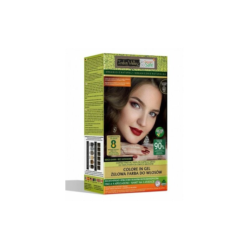 Saten Deschis 5.0 Vopsea henna gel fara amoniac, Indus Valley