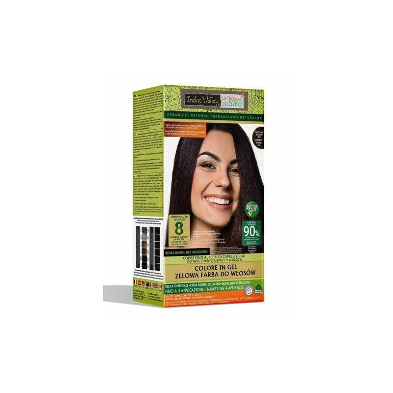 Saten Inchis 3.0 Vopsea henna gel fara amoniac, Indus Valley