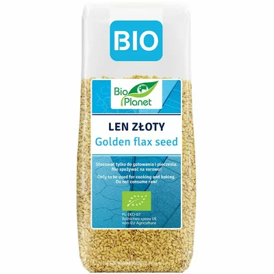 Seminte de in aurii bio 200g Bio Planet