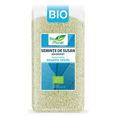 Seminte de susan alb decojit bio 200g Bio Planet