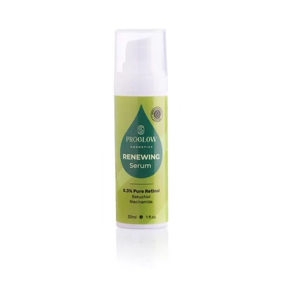 Ser antirid, RENEWING Serum, 0.3% Retinol incapsulat, Bakuchiol si Niacinamida, 30ml, ProGlow
