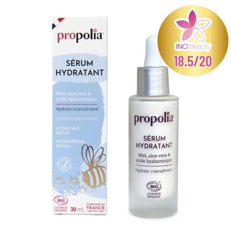 Ser hidratant cu miere, aloe vera si acid hyaluronic ecologic 30ml Propolia