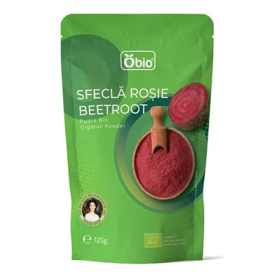 Sfecla rosie pudra bio 125g Obio