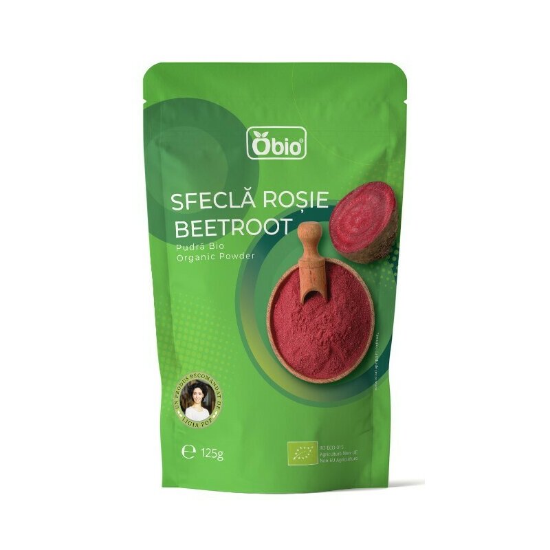 Sfecla rosie pudra bio 125g Obio