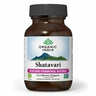 Shatavari Echilibru Hormonal Natural, Lactatie, Fertilitate, eco, 60 CPS VEG, Organic India-picture