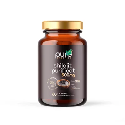 Shilajit purificat – Energie mitocondriala - 60cps PureOrganics
