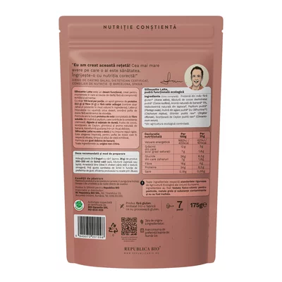 Silhouette Latte, pudra functionala ecologica, FARA GLUTEN, 175g, Republica BIO